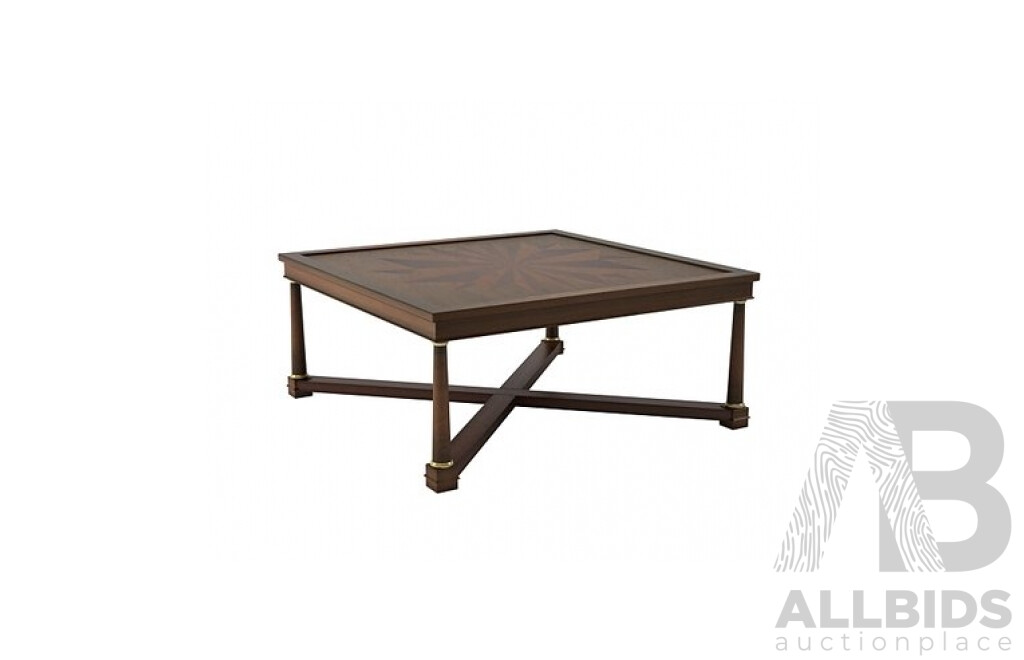 BAKER Square Marquetry Table  