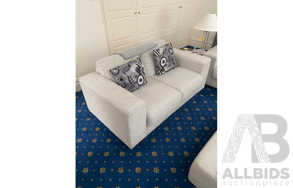 PLUSH THINK SOFAS - ArchitectTwo Seat Fabric Sofa