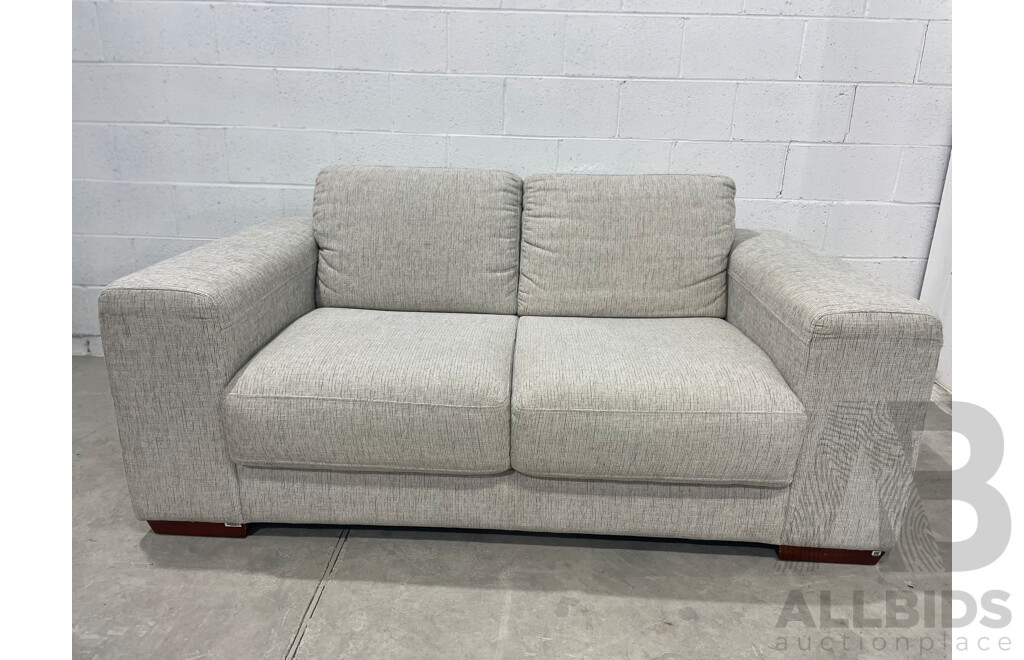PLUSH THINK SOFAS - ArchitectTwo Seat Fabric Sofa