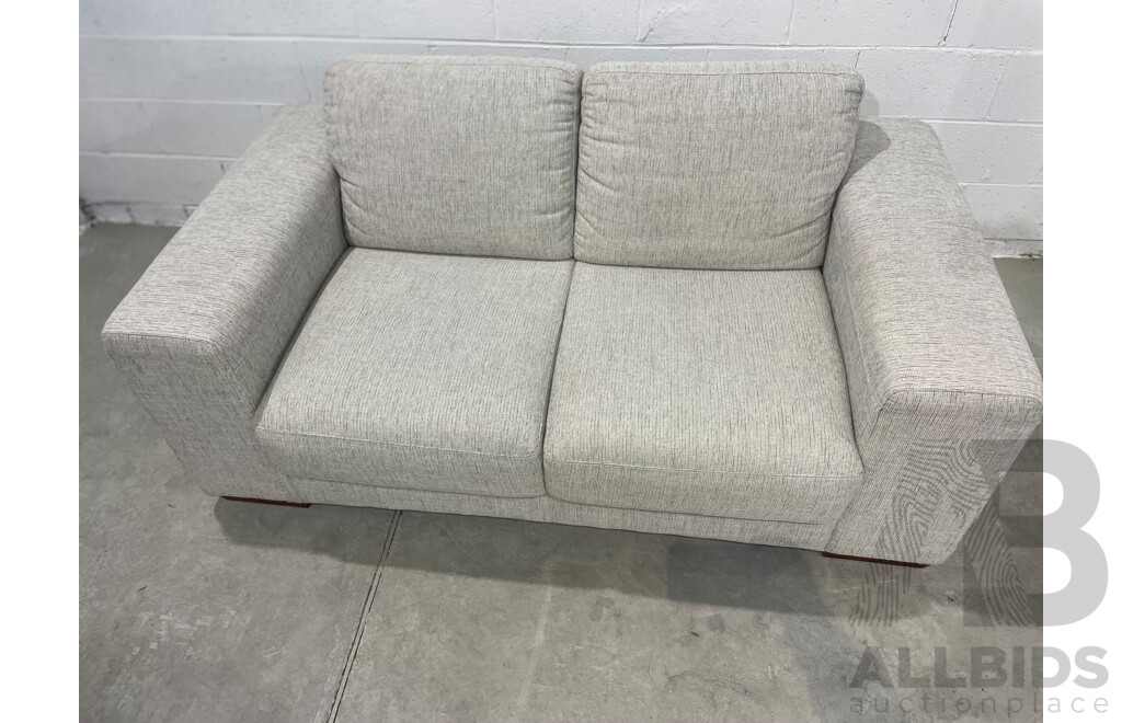 PLUSH THINK SOFAS - ArchitectTwo Seat Fabric Sofa