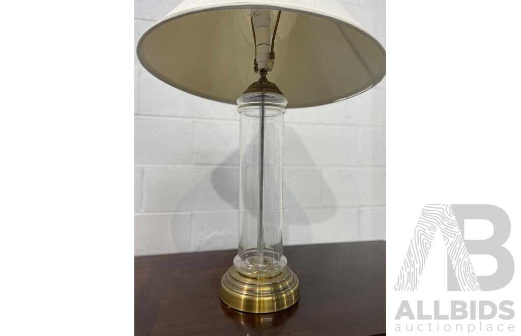 Glass Lamp with Shade