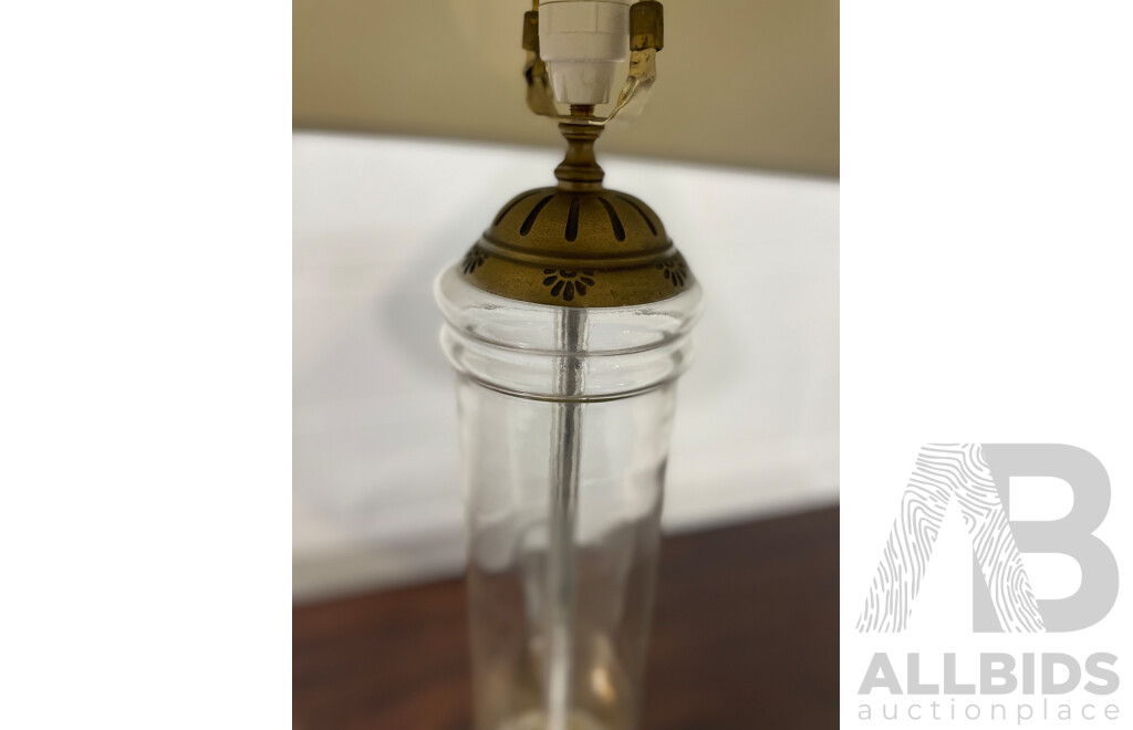 Glass Lamp with Shade