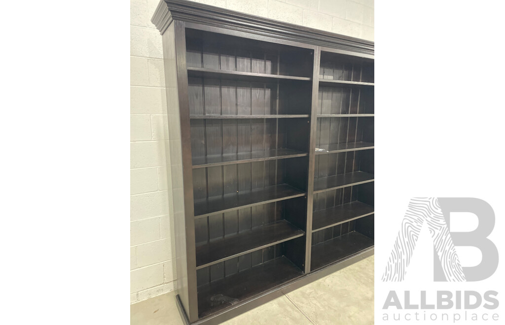 Wooden Library Bookshelf