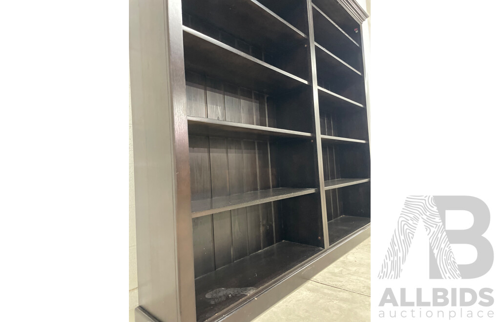 Wooden Library Bookshelf