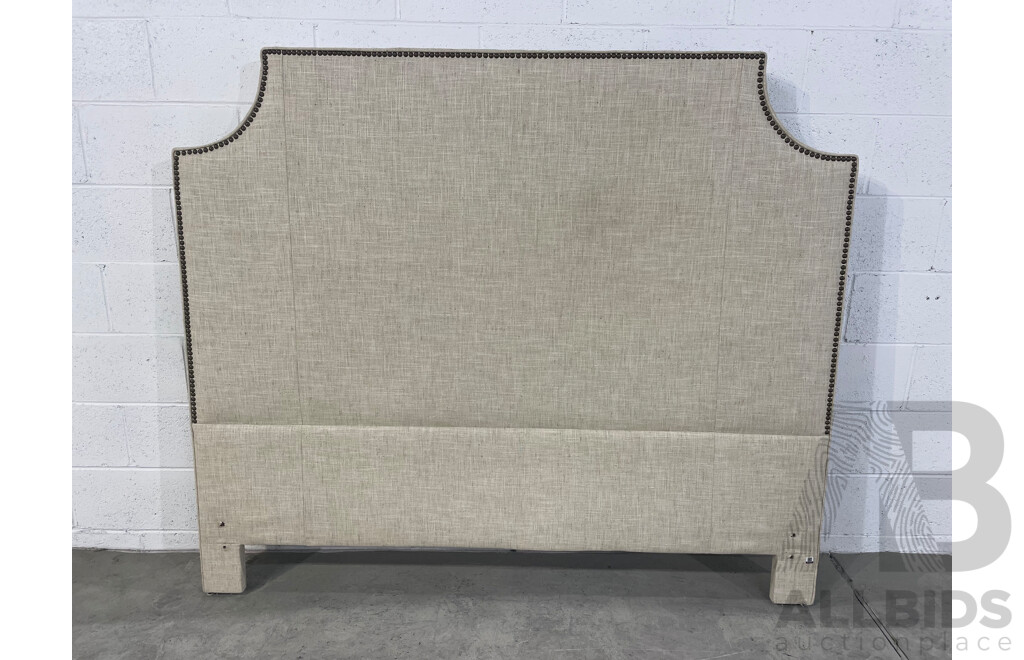 COX MANUFACTURING Padded Head Board with Stud Detailing