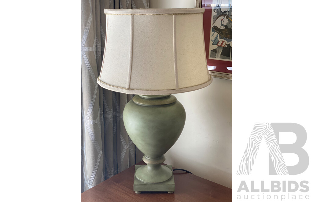 Pair of StyleCraft Oldsbury Green Table Lamp  