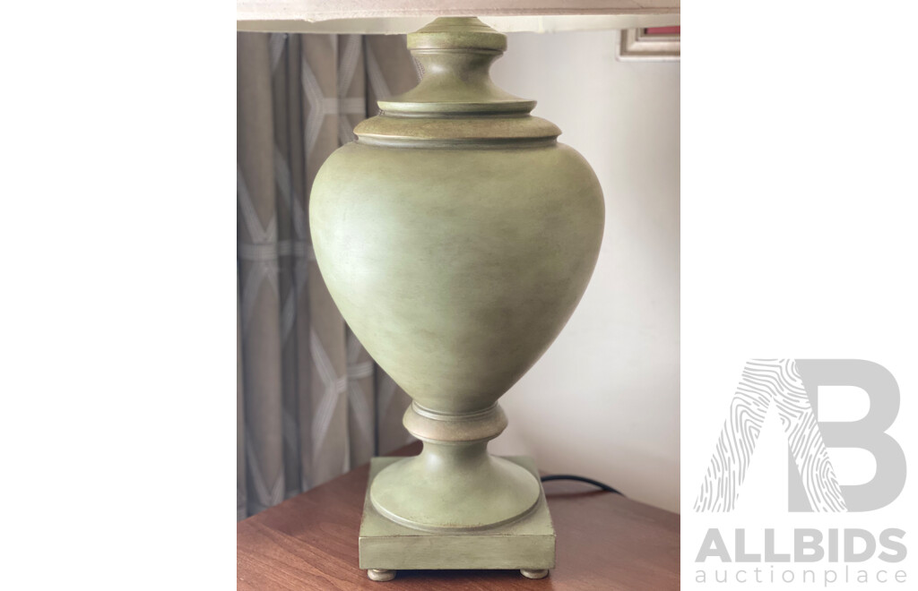 Pair of StyleCraft Oldsbury Green Table Lamp  