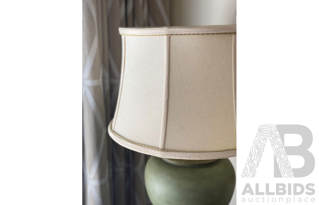 Pair of StyleCraft Oldsbury Green Table Lamp  