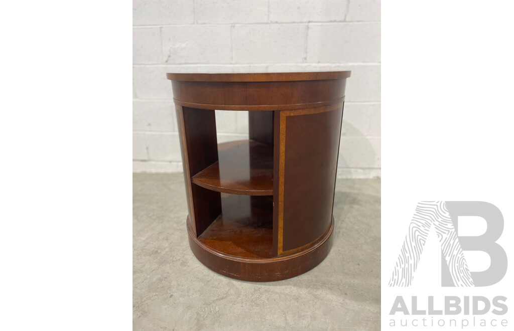 BAKER  Mahogany Drum Table