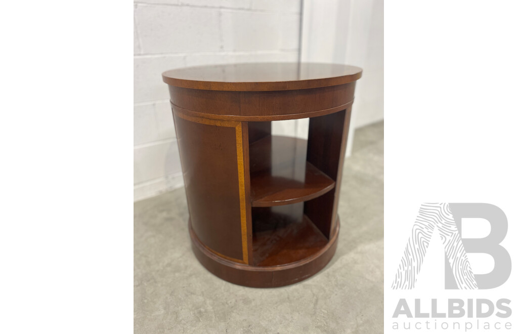 BAKER  Mahogany Drum Table