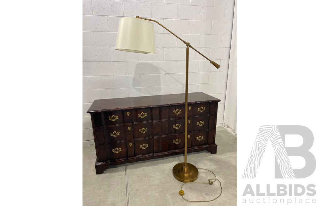 Floor Lamp Brass Finish