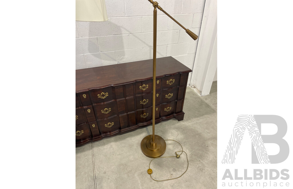 Floor Lamp Brass Finish