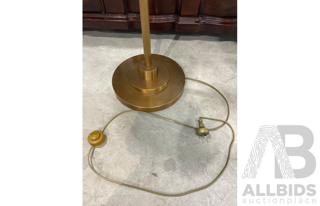 Floor Lamp Brass Finish