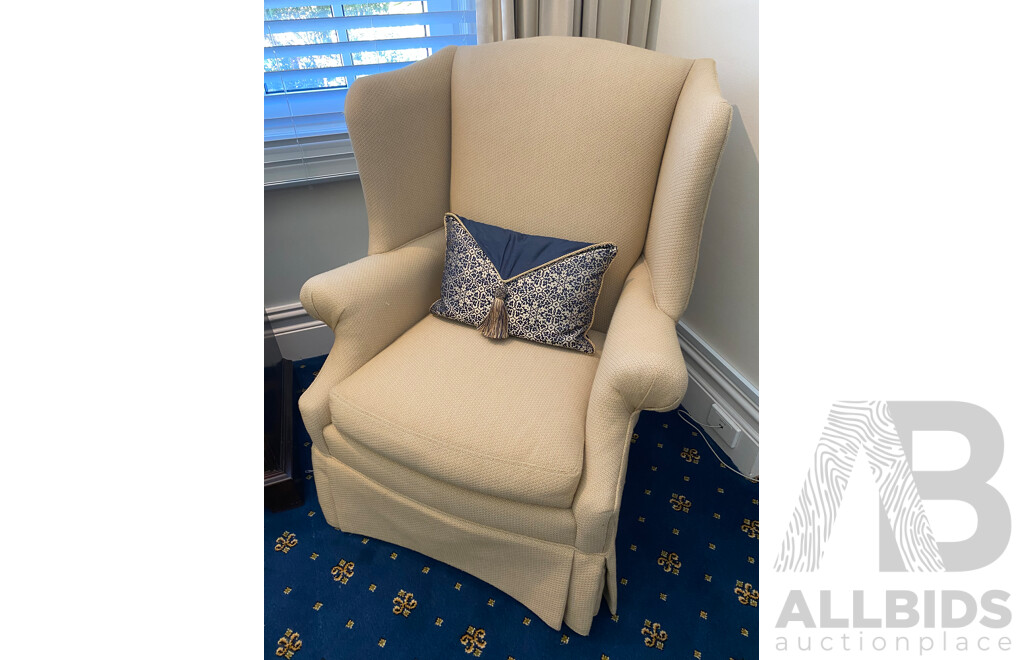 Drexel Heritage Wing Back Arm Chair 