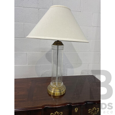 Glass Lamp with Shade