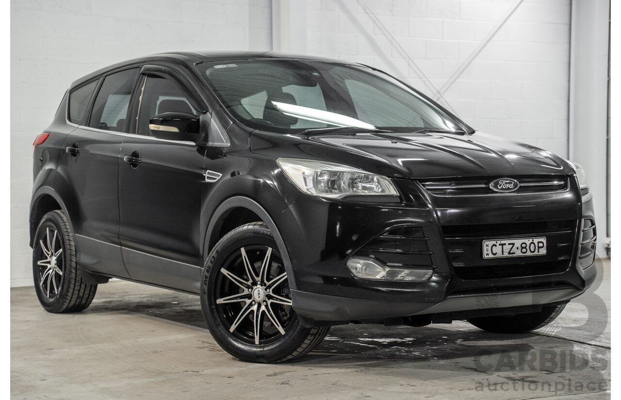 6/2013 Ford Kuga Ambiente (AWD) TF 4d Wagon Panther Black Turbo 1.6L