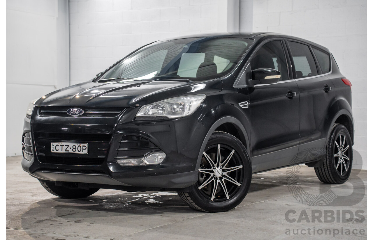 6/2013 Ford Kuga Ambiente (AWD) TF 4d Wagon Panther Black Turbo 1.6L