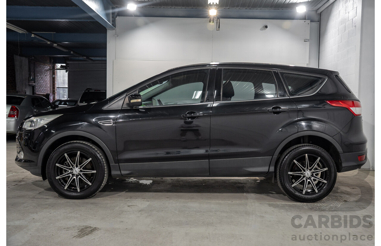 6/2013 Ford Kuga Ambiente (AWD) TF 4d Wagon Panther Black Turbo 1.6L