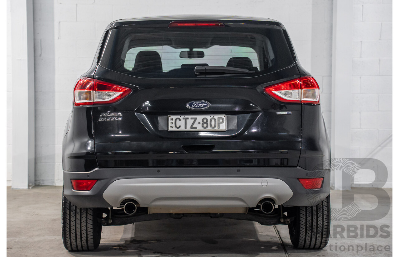 6/2013 Ford Kuga Ambiente (AWD) TF 4d Wagon Panther Black Turbo 1.6L