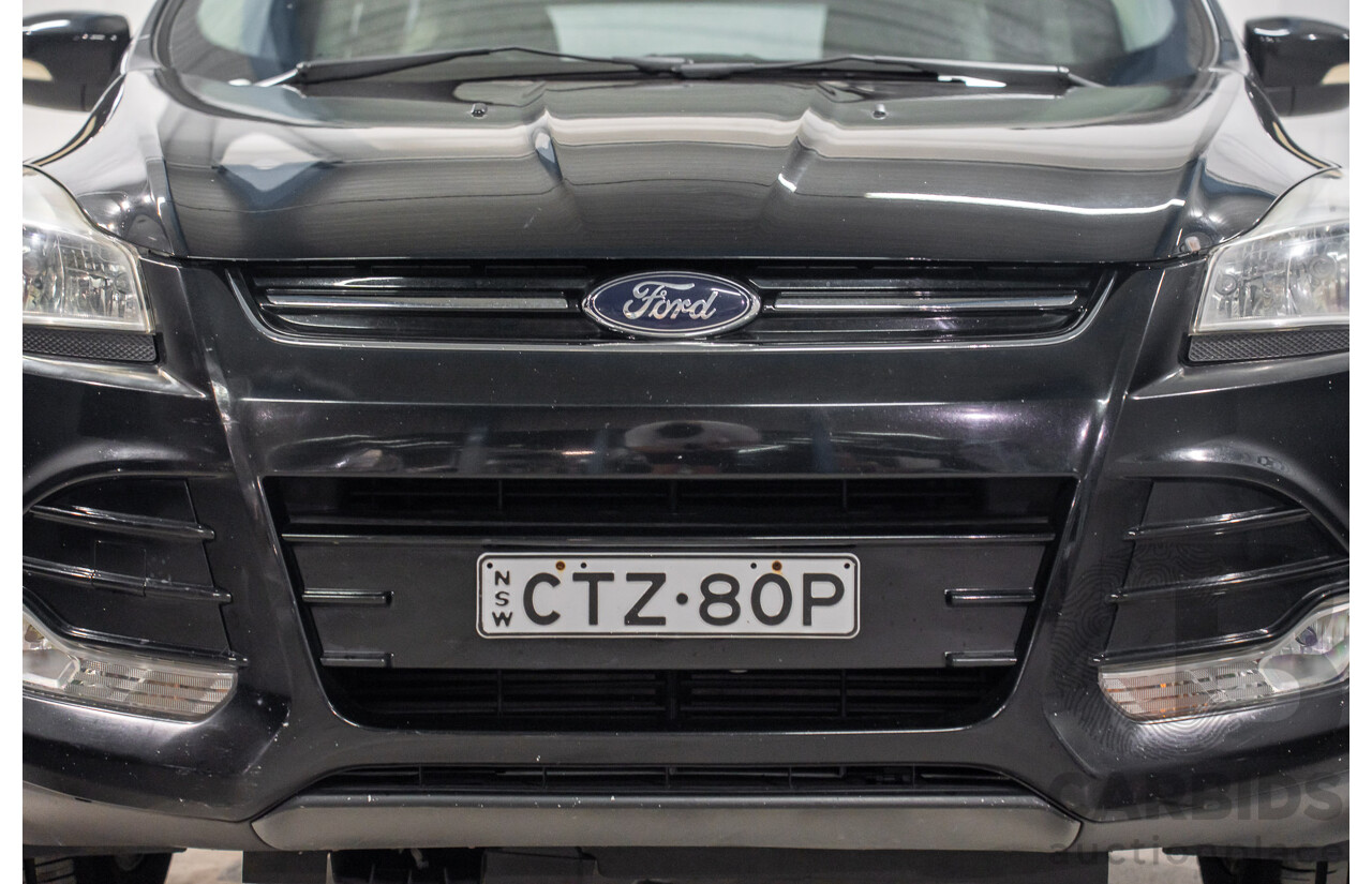 6/2013 Ford Kuga Ambiente (AWD) TF 4d Wagon Panther Black Turbo 1.6L