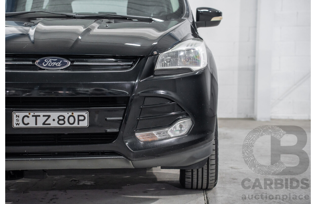 6/2013 Ford Kuga Ambiente (AWD) TF 4d Wagon Panther Black Turbo 1.6L