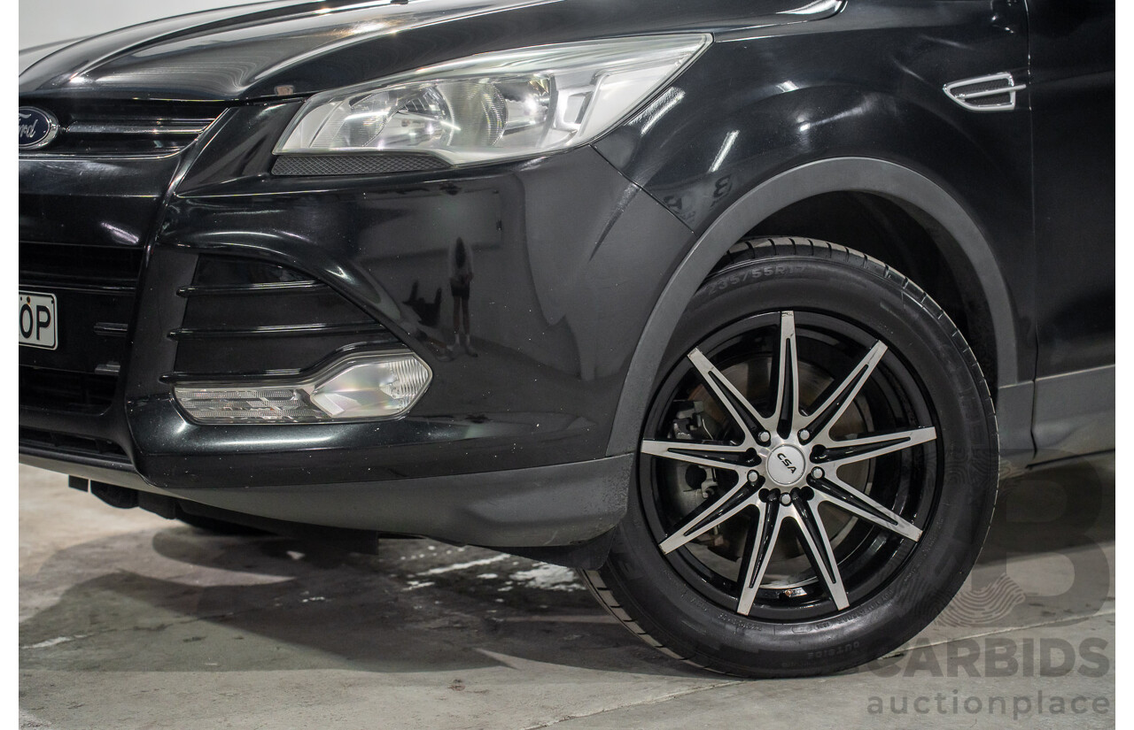 6/2013 Ford Kuga Ambiente (AWD) TF 4d Wagon Panther Black Turbo 1.6L