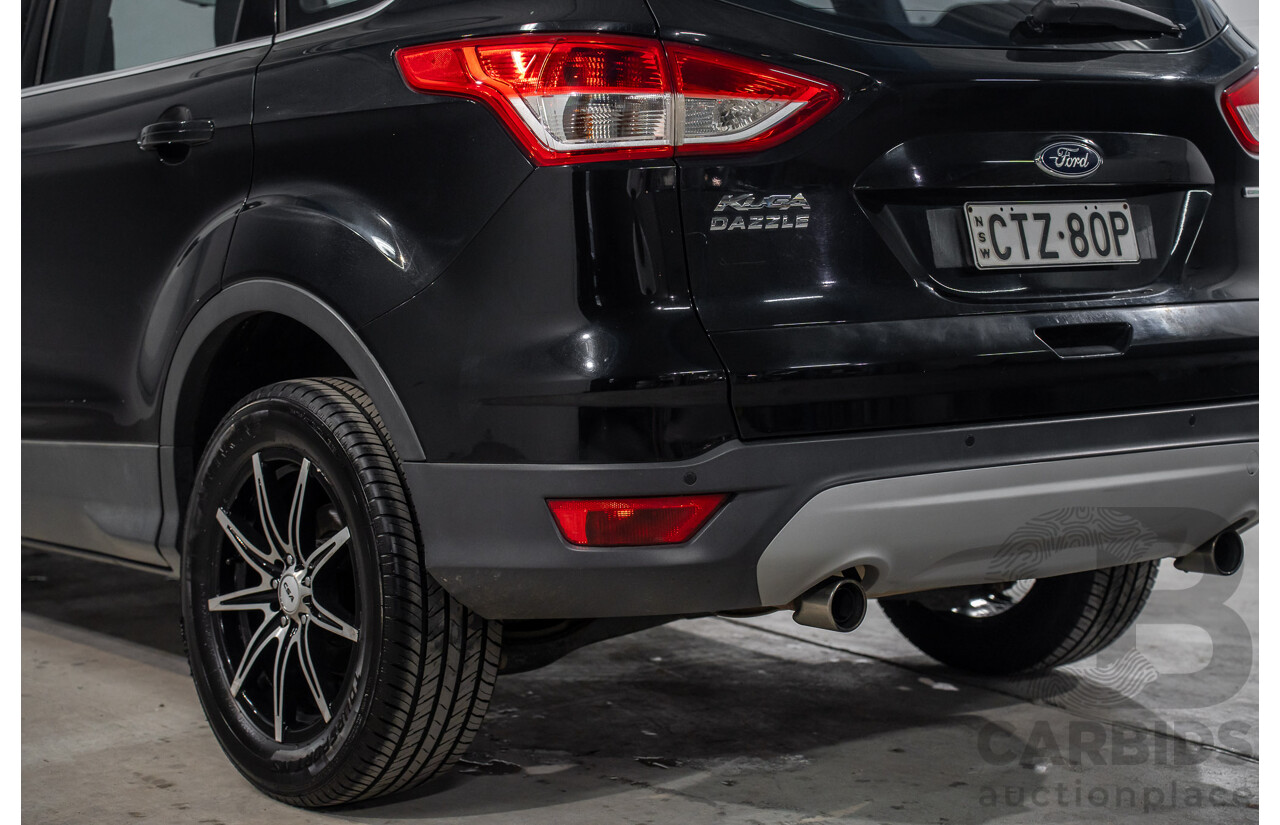 6/2013 Ford Kuga Ambiente (AWD) TF 4d Wagon Panther Black Turbo 1.6L
