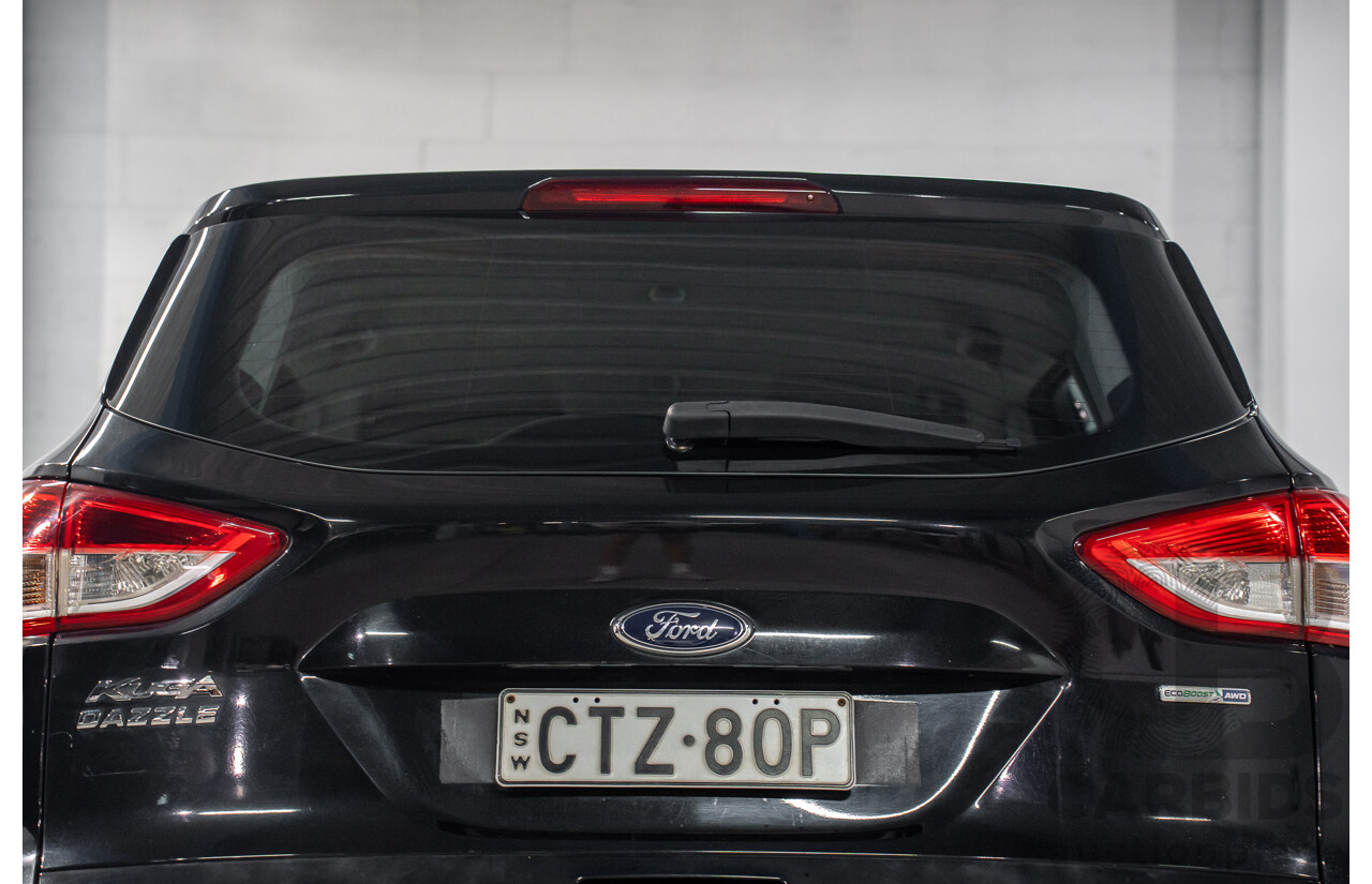 6/2013 Ford Kuga Ambiente (AWD) TF 4d Wagon Panther Black Turbo 1.6L