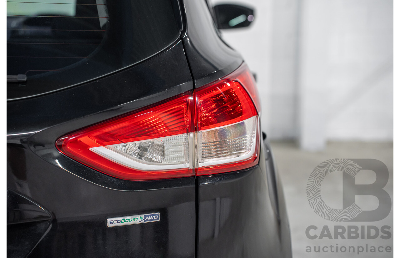 6/2013 Ford Kuga Ambiente (AWD) TF 4d Wagon Panther Black Turbo 1.6L