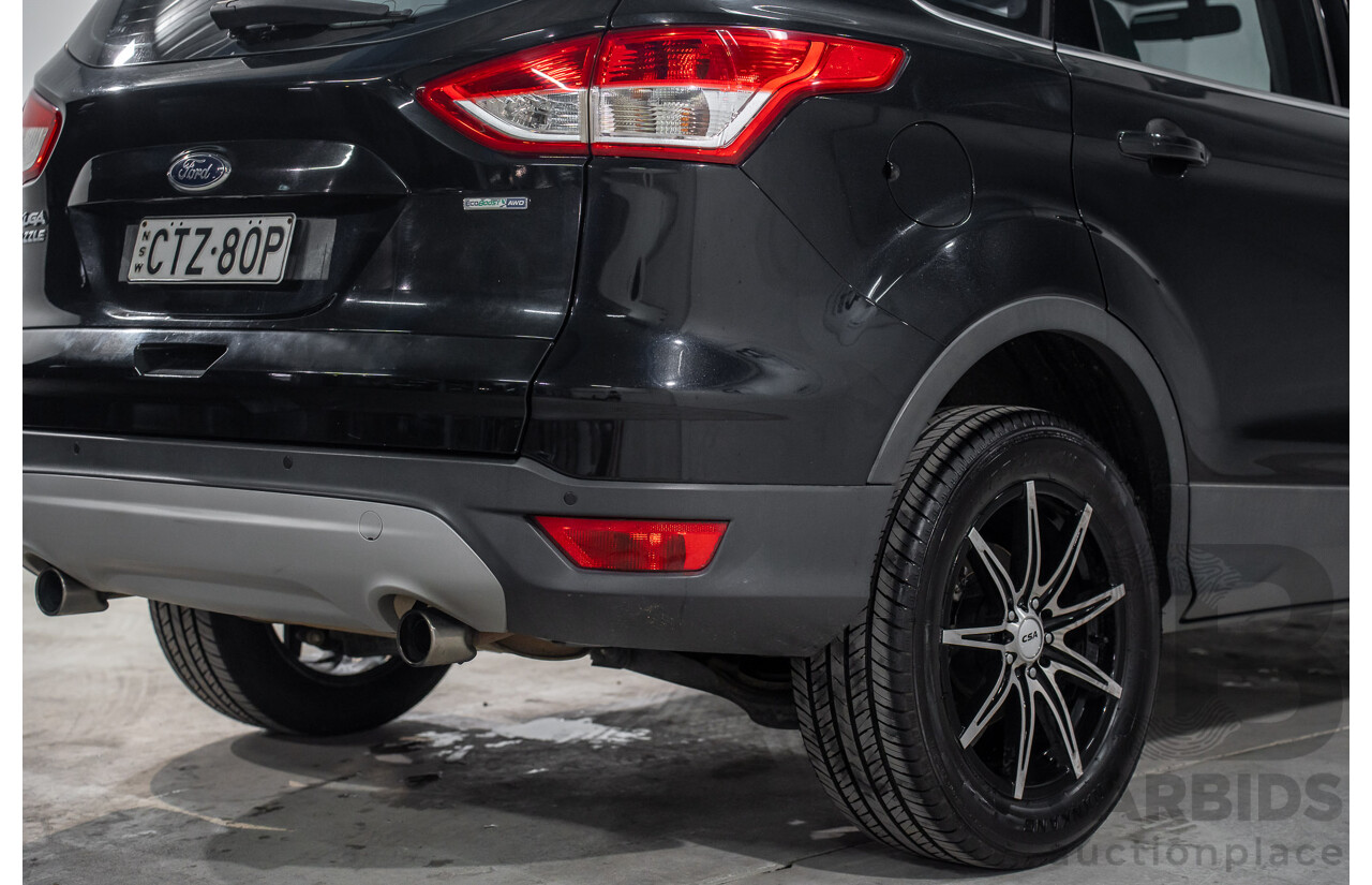 6/2013 Ford Kuga Ambiente (AWD) TF 4d Wagon Panther Black Turbo 1.6L