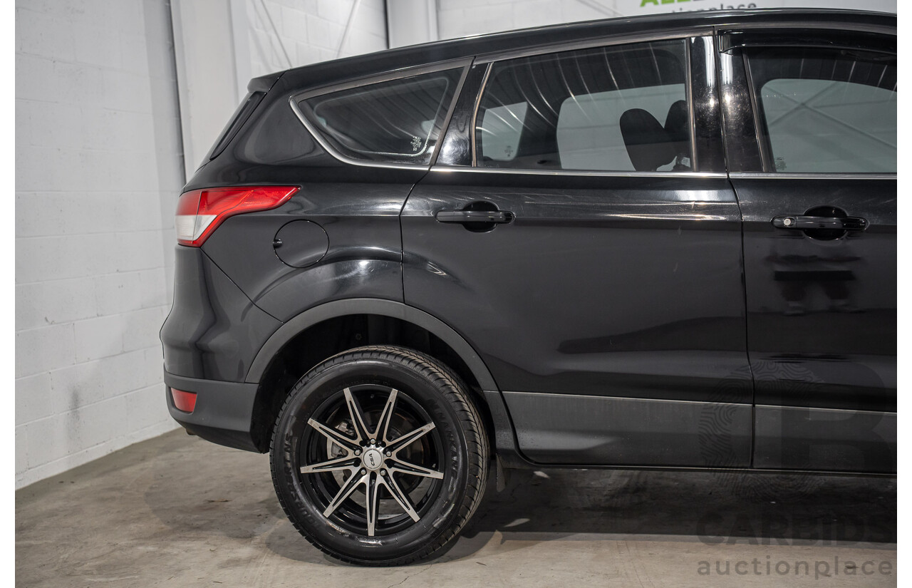 6/2013 Ford Kuga Ambiente (AWD) TF 4d Wagon Panther Black Turbo 1.6L