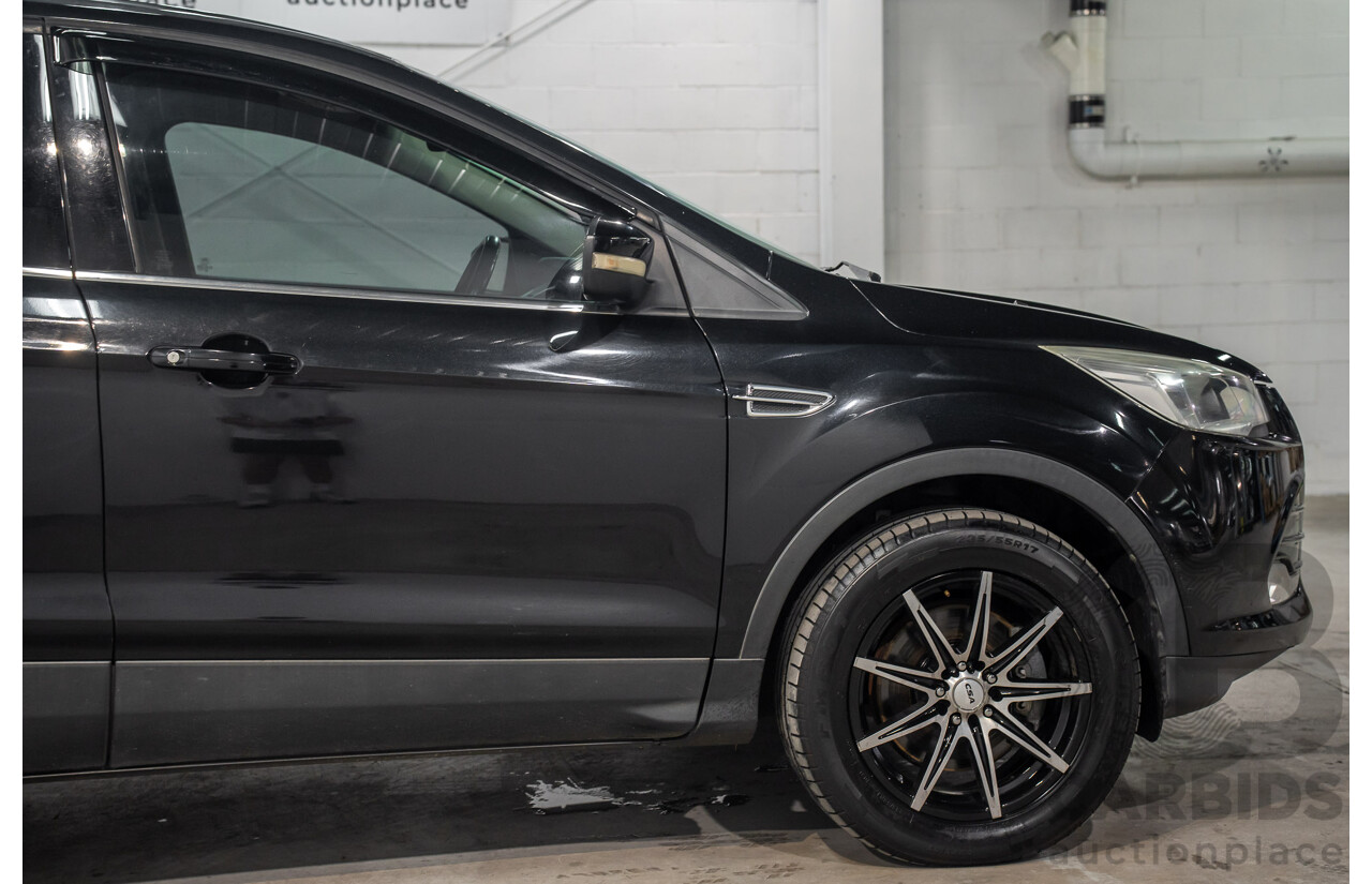 6/2013 Ford Kuga Ambiente (AWD) TF 4d Wagon Panther Black Turbo 1.6L