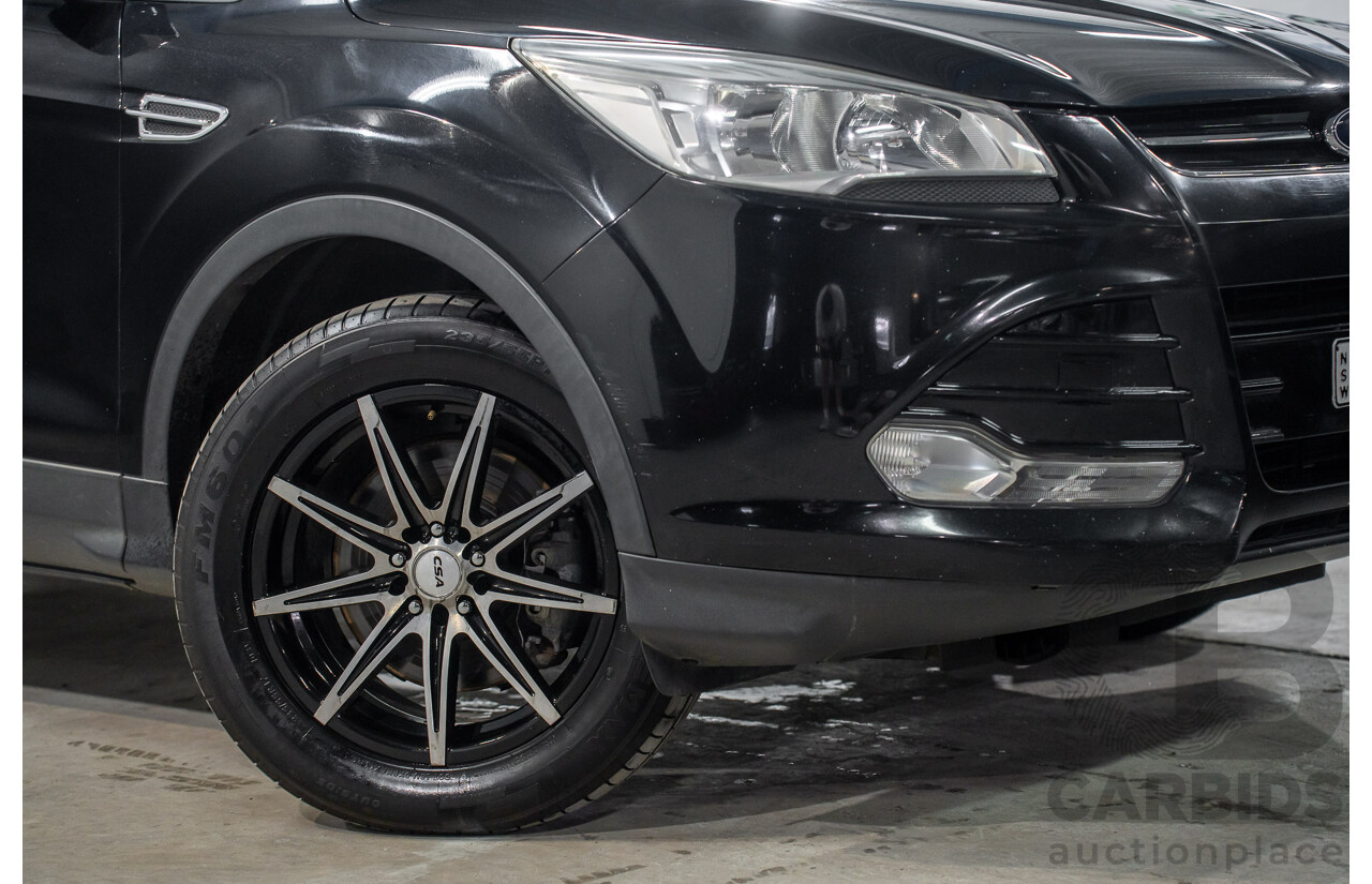6/2013 Ford Kuga Ambiente (AWD) TF 4d Wagon Panther Black Turbo 1.6L