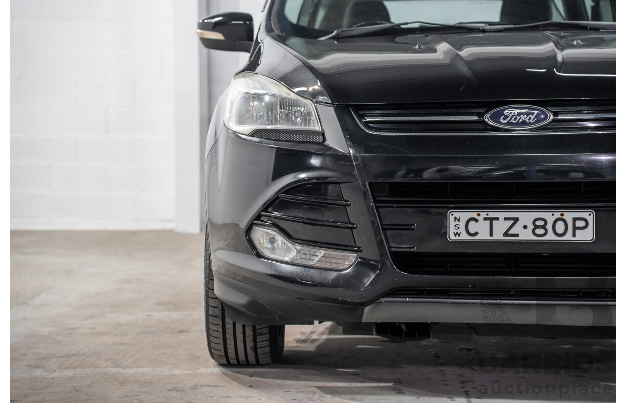 6/2013 Ford Kuga Ambiente (AWD) TF 4d Wagon Panther Black Turbo 1.6L