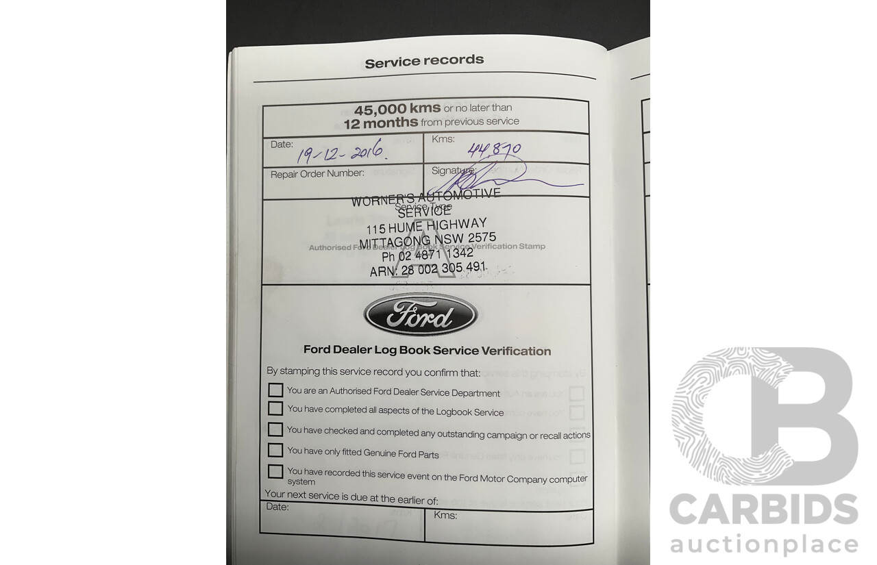 6/2013 Ford Kuga Ambiente (AWD) TF 4d Wagon Panther Black Turbo 1.6L