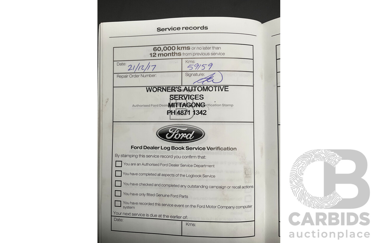 6/2013 Ford Kuga Ambiente (AWD) TF 4d Wagon Panther Black Turbo 1.6L