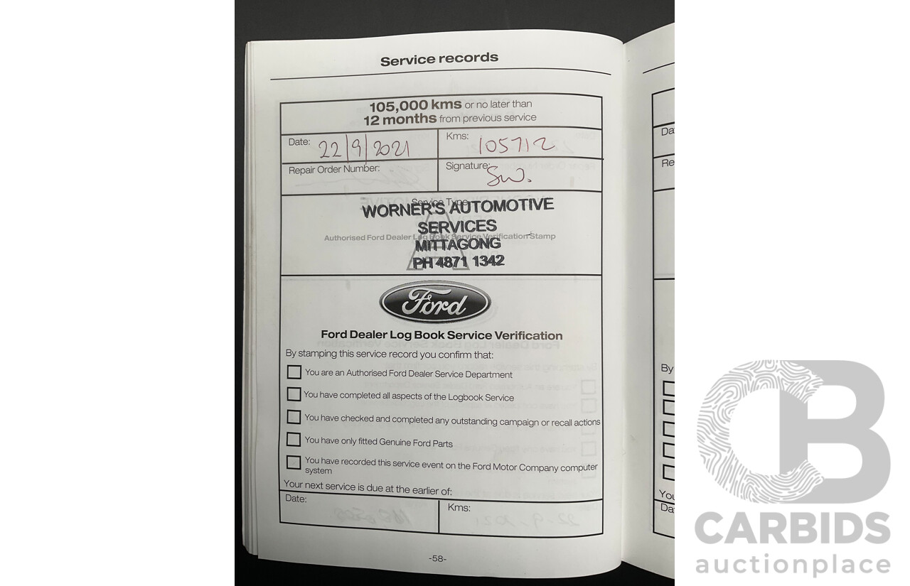 6/2013 Ford Kuga Ambiente (AWD) TF 4d Wagon Panther Black Turbo 1.6L