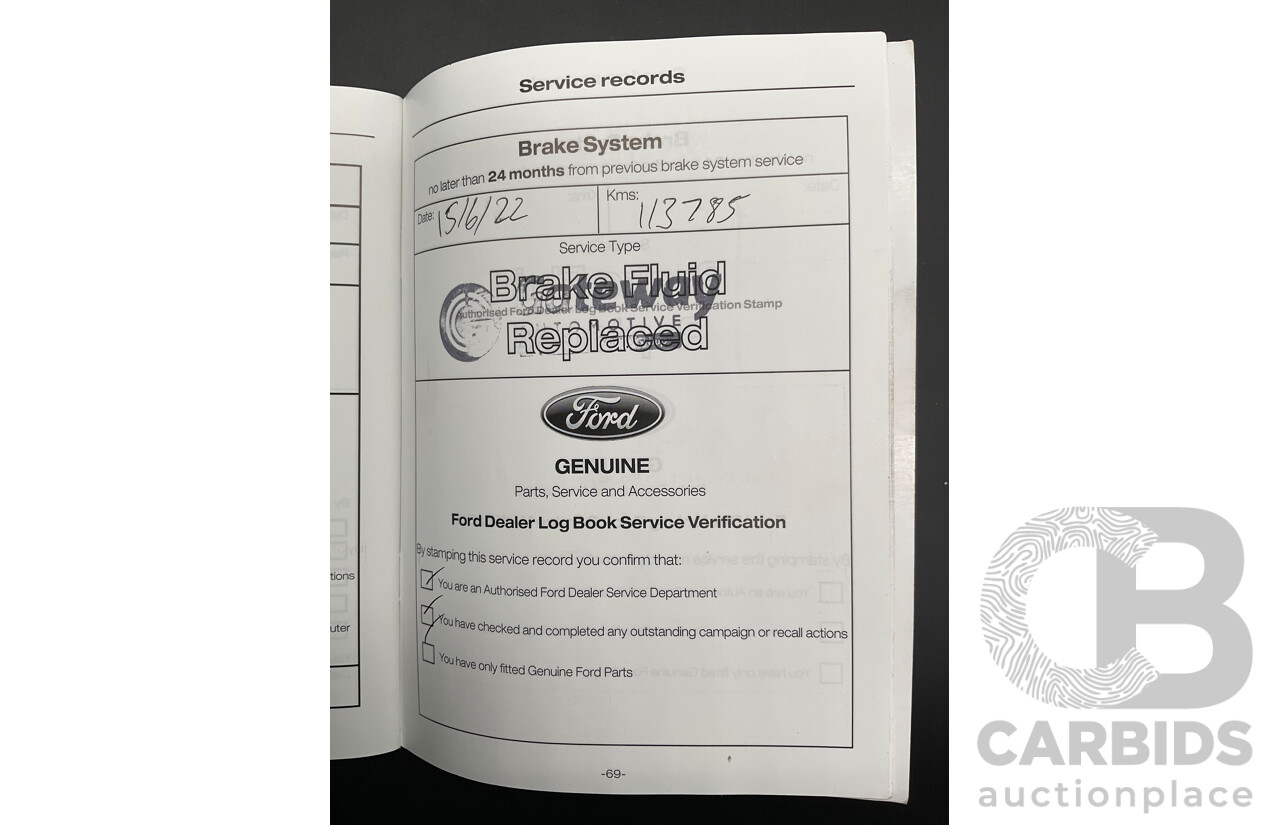 6/2013 Ford Kuga Ambiente (AWD) TF 4d Wagon Panther Black Turbo 1.6L