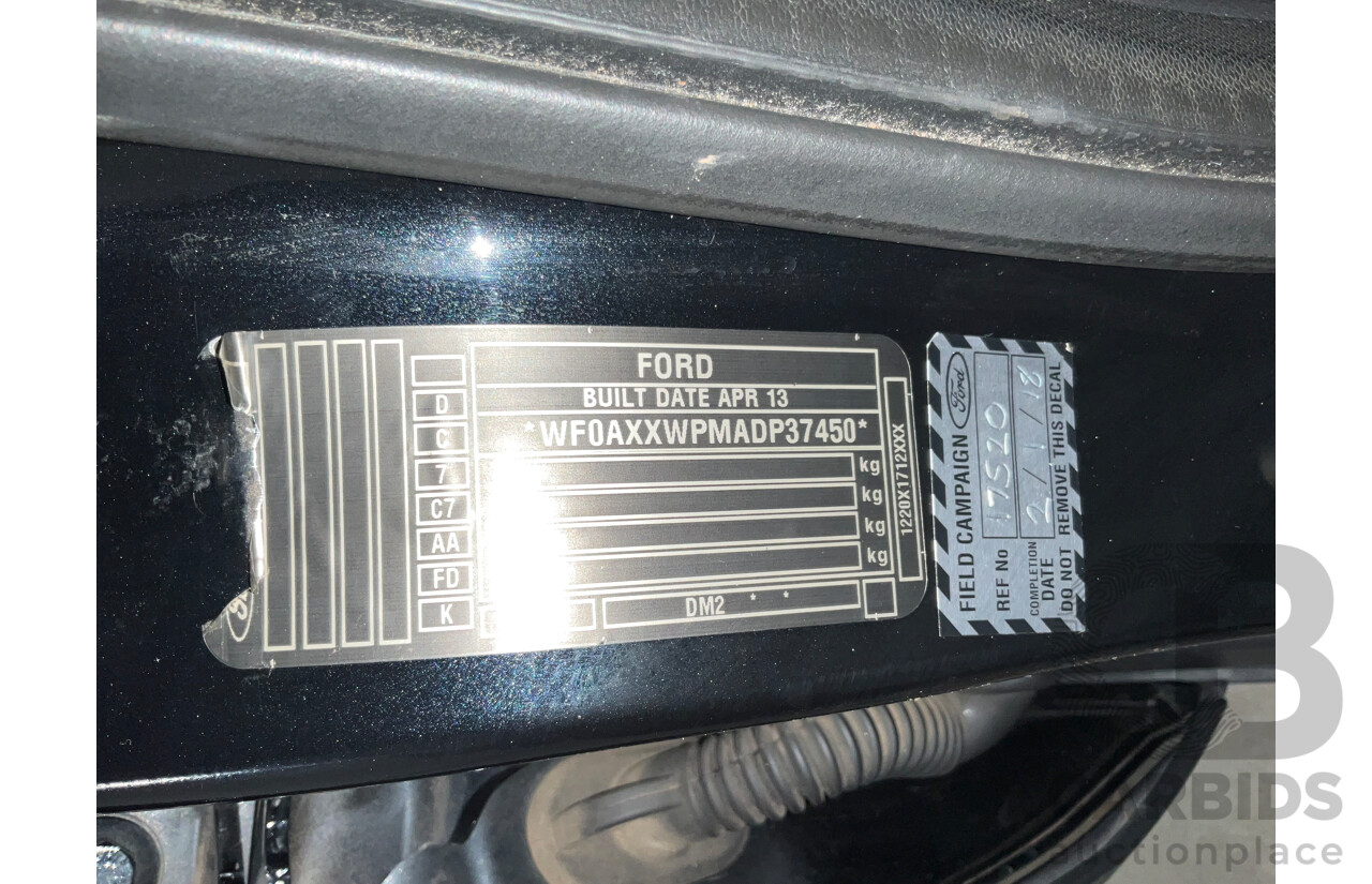 6/2013 Ford Kuga Ambiente (AWD) TF 4d Wagon Panther Black Turbo 1.6L