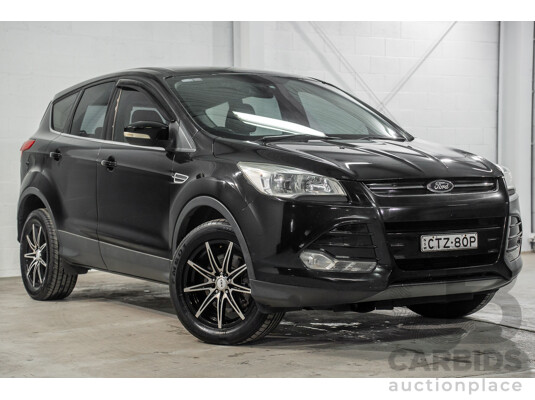 6/2013 Ford Kuga Ambiente (AWD) TF 4d Wagon Panther Black Turbo 1.6L