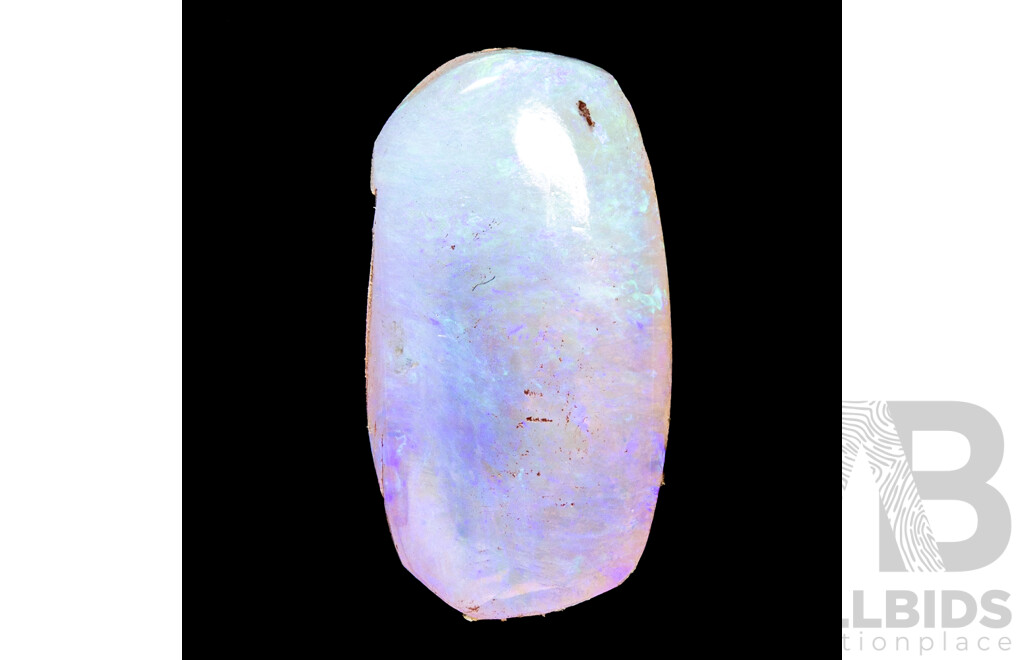 Australian Lightning Ridge Solid Black Opal, 3.65ct