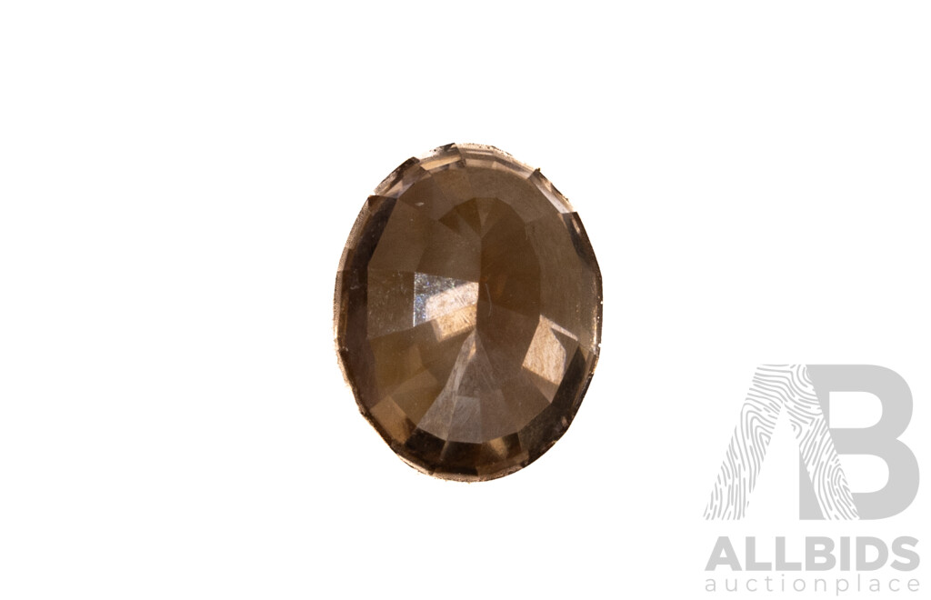 Australian Natural Brown Zircon, Oval Cut Unset Gemstone, 0.75ct