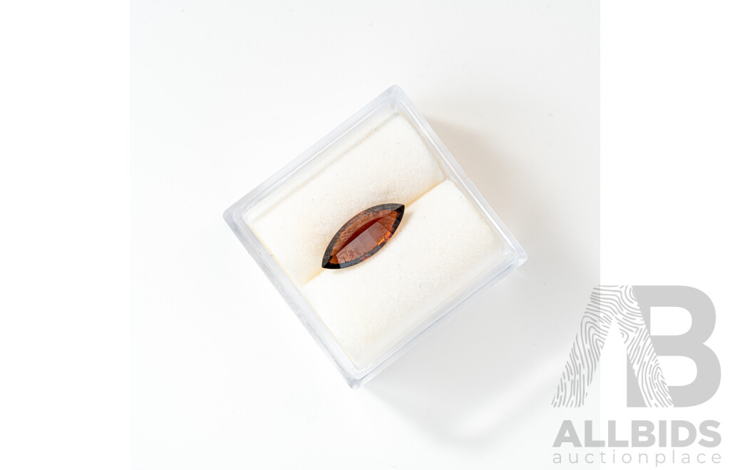Autralian Red Zircon, Natural Unset Marquise Cut Gemstone, 1.50CT