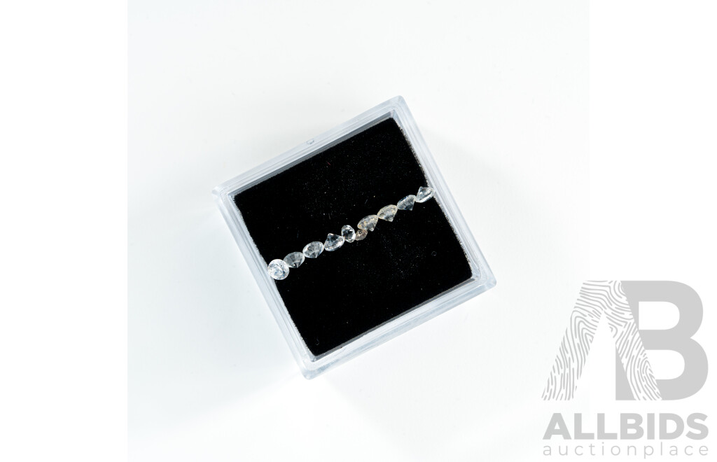 Collection of Natural & Synthetic Gemstones Including White Topaz