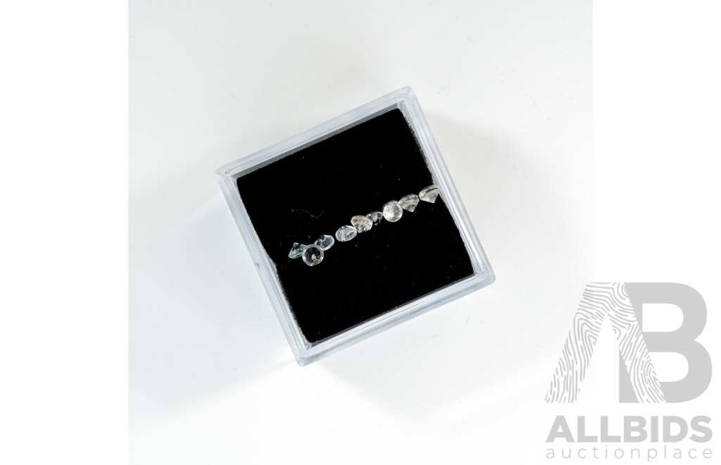 Collection of Natural & Synthetic Gemstones Including White Topaz