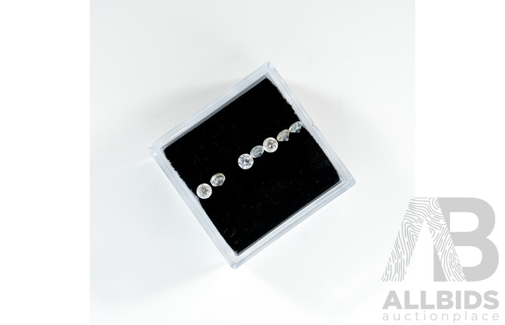 Collection of Natural & Synthetic Gemstones Including White Topaz
