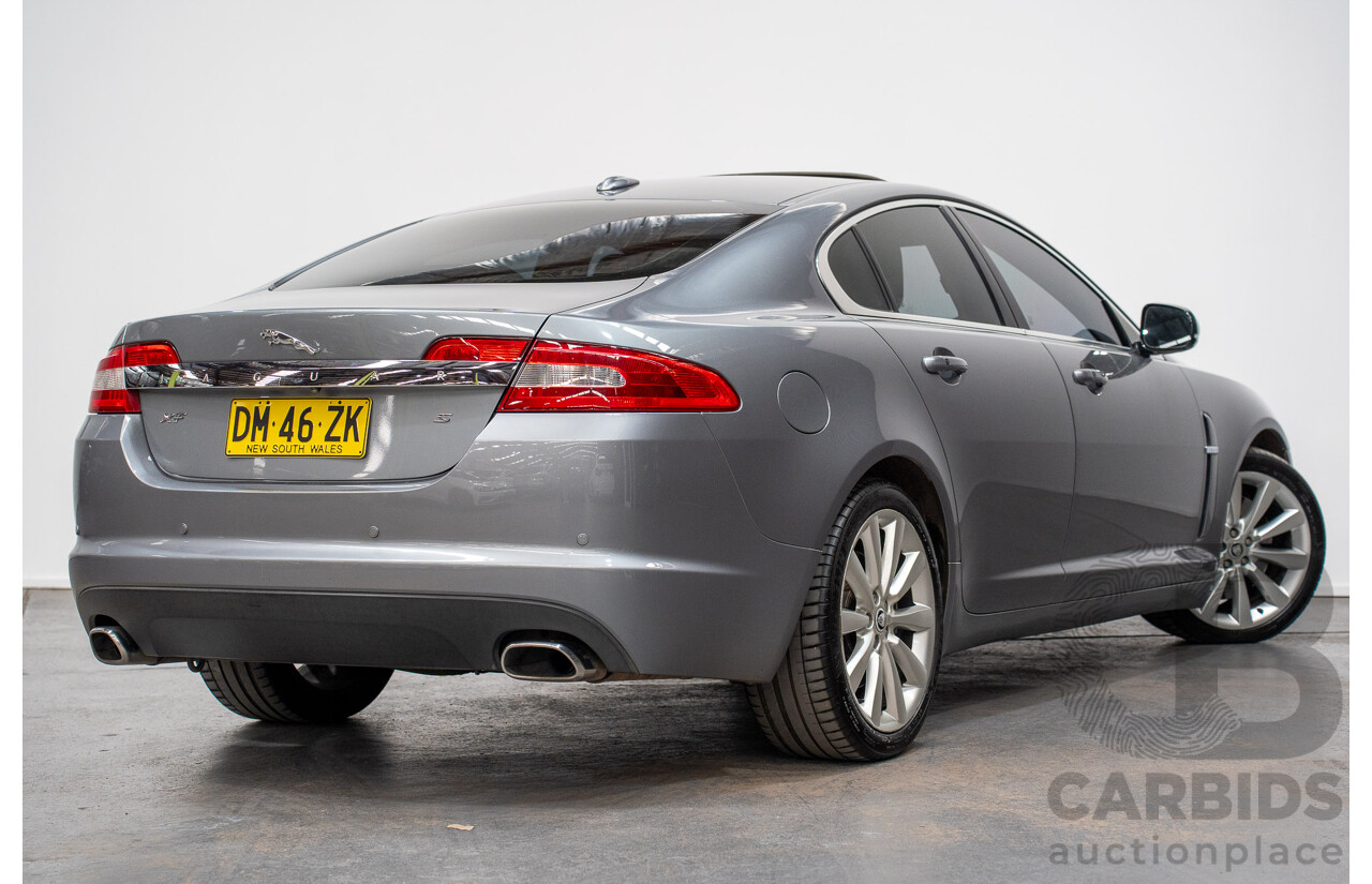 8/2009 Jaguar XF 3.0 V6 Diesel S Luxury MY10 4d Sedan Lunar Grey Turbo Diesel 3.0L