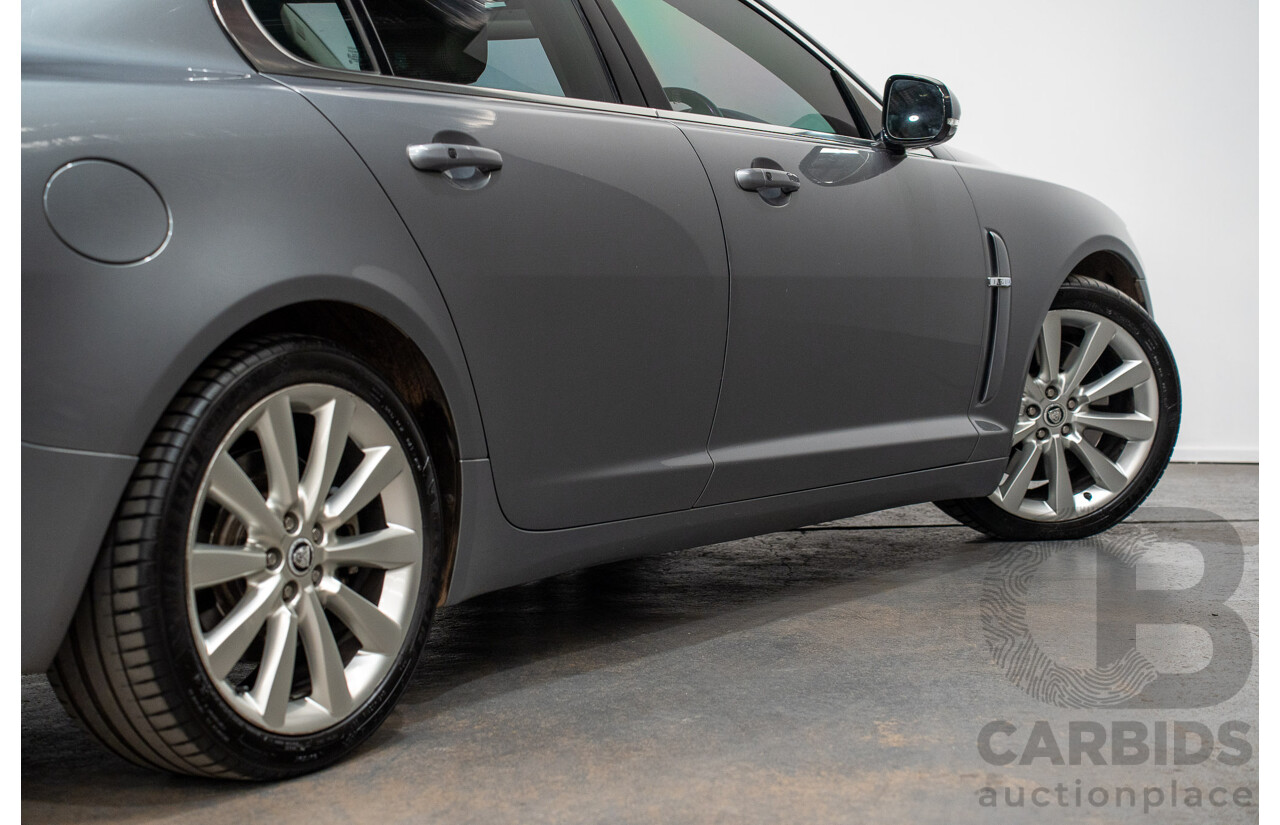8/2009 Jaguar XF 3.0 V6 Diesel S Luxury MY10 4d Sedan Lunar Grey Turbo Diesel 3.0L