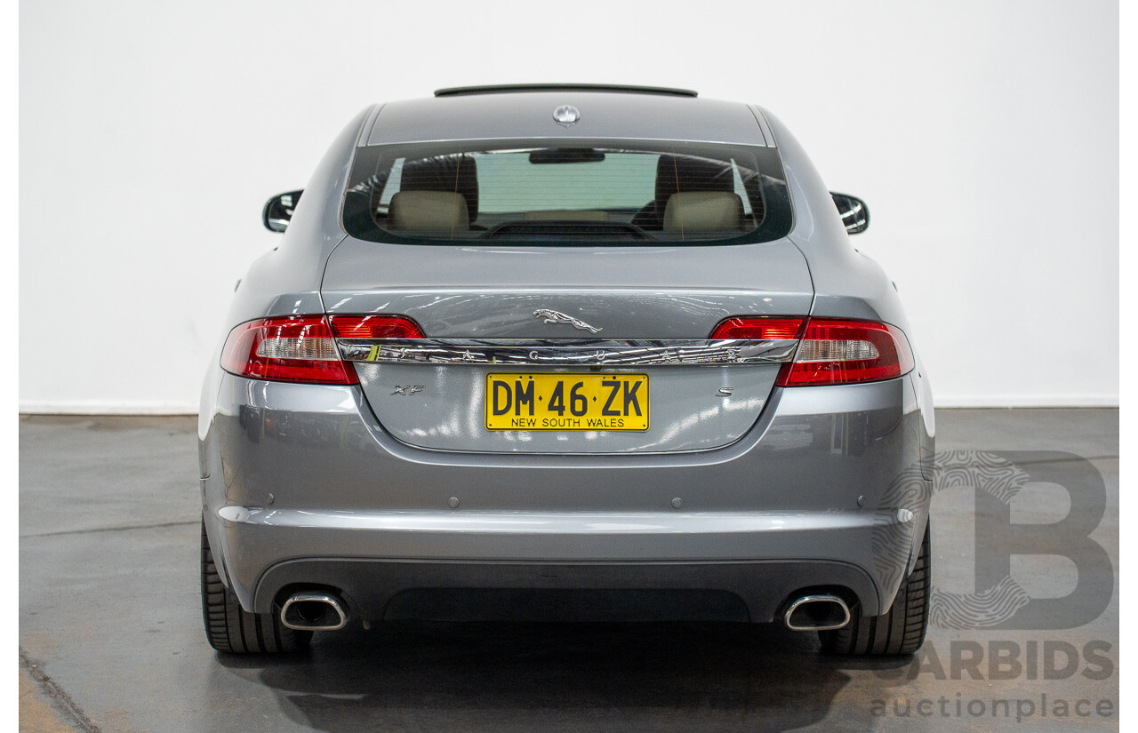 8/2009 Jaguar XF 3.0 V6 Diesel S Luxury MY10 4d Sedan Lunar Grey Turbo Diesel 3.0L