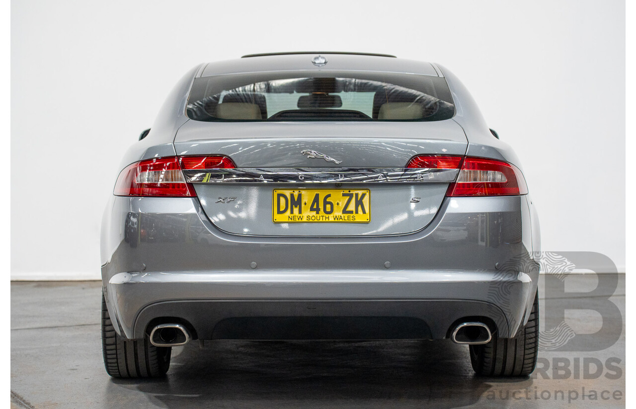 8/2009 Jaguar XF 3.0 V6 Diesel S Luxury MY10 4d Sedan Lunar Grey Turbo Diesel 3.0L